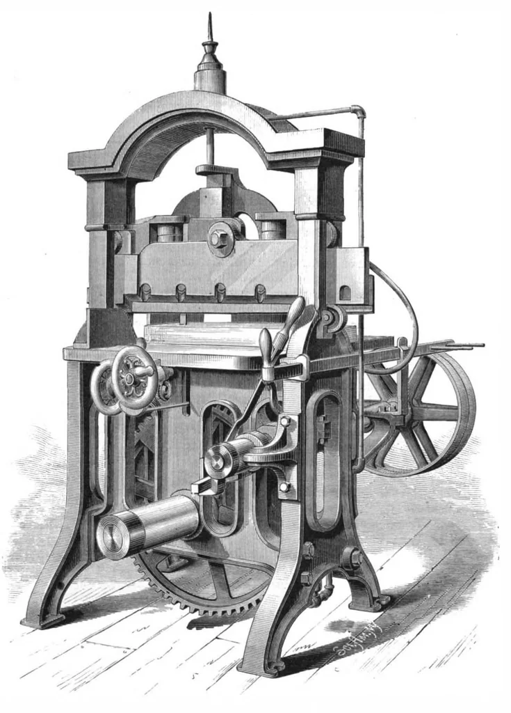 An illustration from Scientific American, Vol. 43, No. 8 (1880), 1880, leaf 7