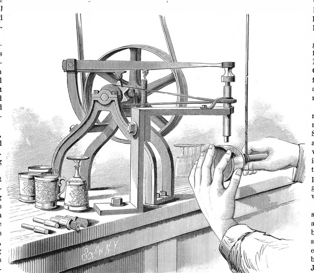 An illustration from Scientific American, Vol. 43, No. 16 (1880), 1880, leaf 4