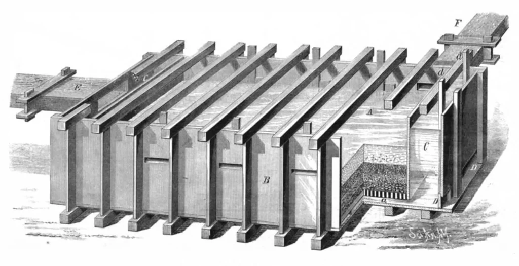 An illustration from Scientific American, Vol. 45, No. 9 (1881), 1881, leaf 3