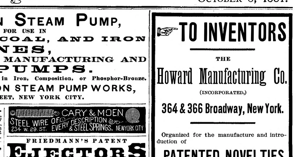 An illustration from Scientific American, Vol. 45, No. 15 (1881), 1881, leaf 15