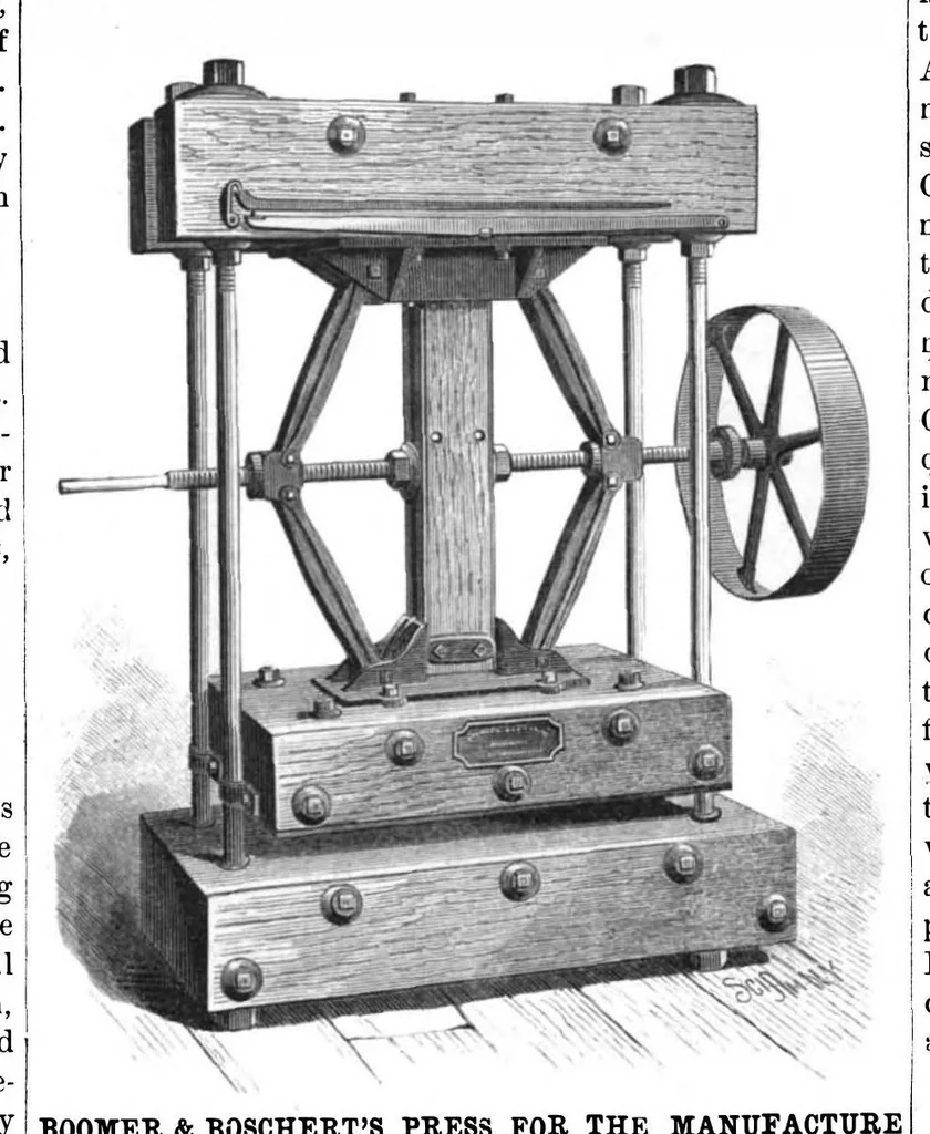 An illustration from Scientific American, Vol. 46, No. 6 (1882), 1882, leaf 7