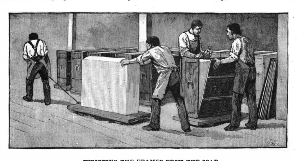 An illustration from Scientific American, Vol. 46, No. 7 (1882), 1882, leaf 4