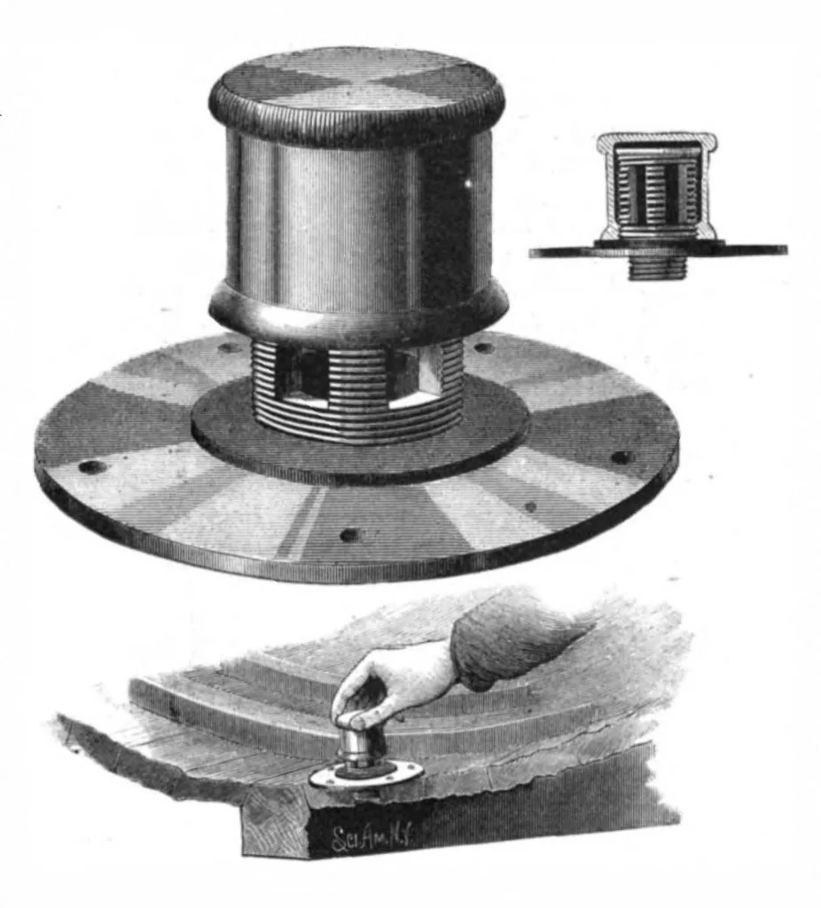 An illustration from Scientific American, Vol. 46, No. 17 (1882), 1882, leaf 4