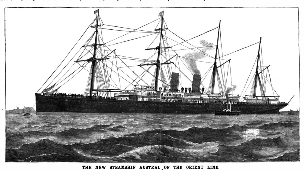 An illustration from Scientific American, Vol. 47, No. 6 (1882), 1882, leaf 7