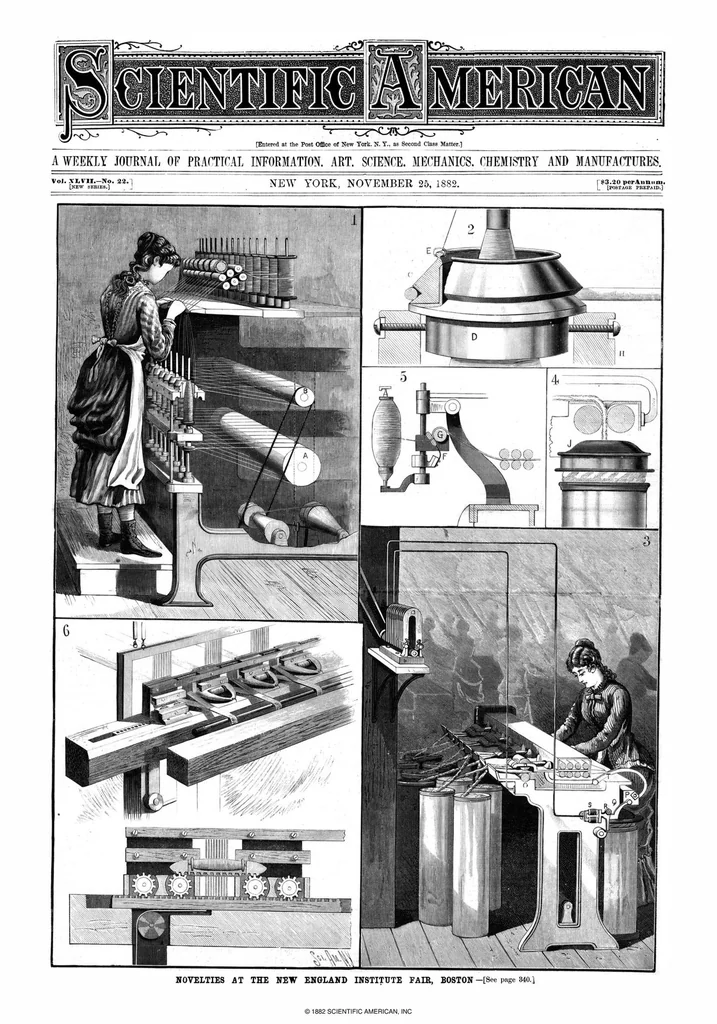 An illustration from Scientific American, Vol. 47, No. 22 (1882), 1882, leaf 0