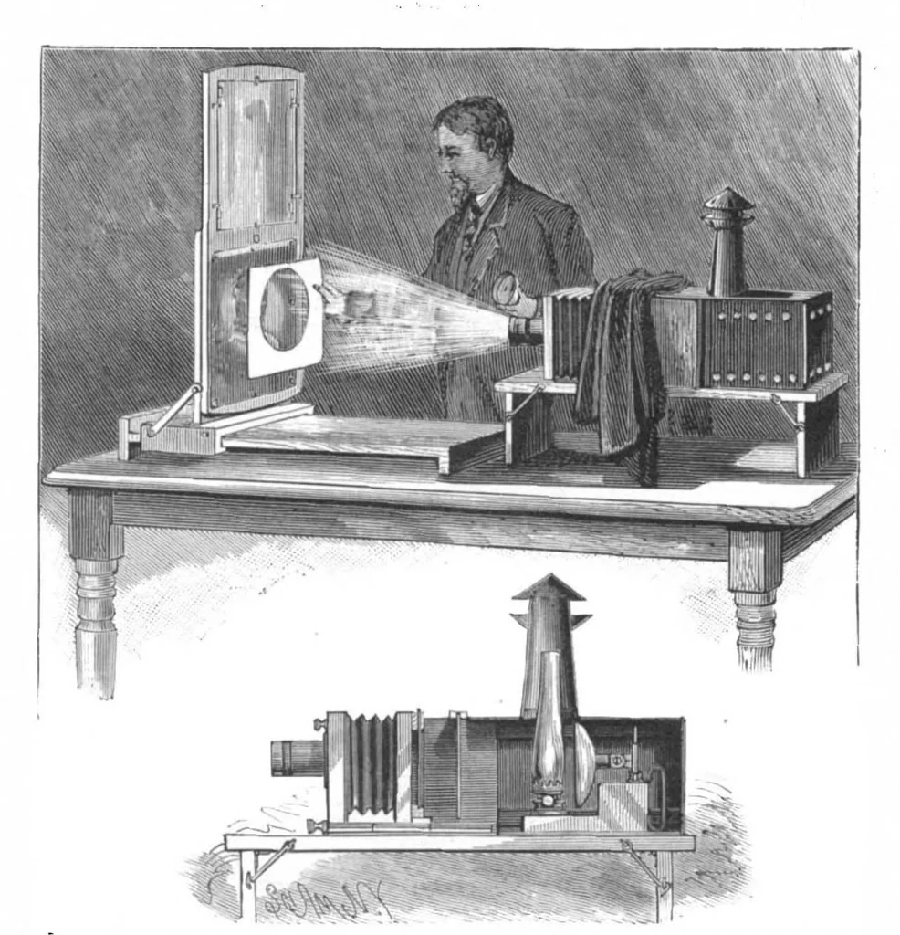 An illustration from Scientific American, Vol. 50, No. 6 (1884), 1884, leaf 7