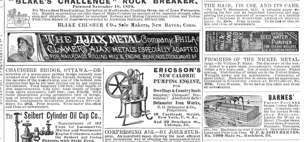 An illustration from Scientific American, Vol. 50, No. 13 (1884), 1884, leaf 14
