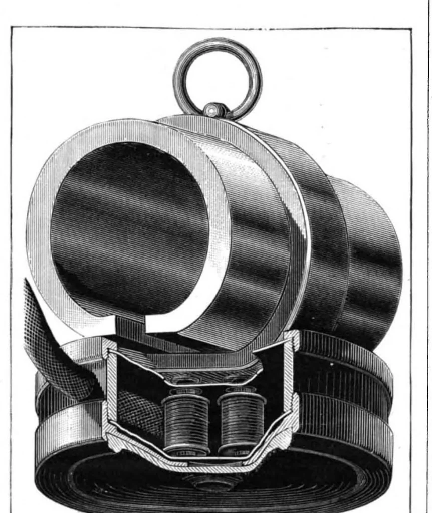 An illustration from Scientific American, Vol. 52, No. 17 (1885), 1885, leaf 8