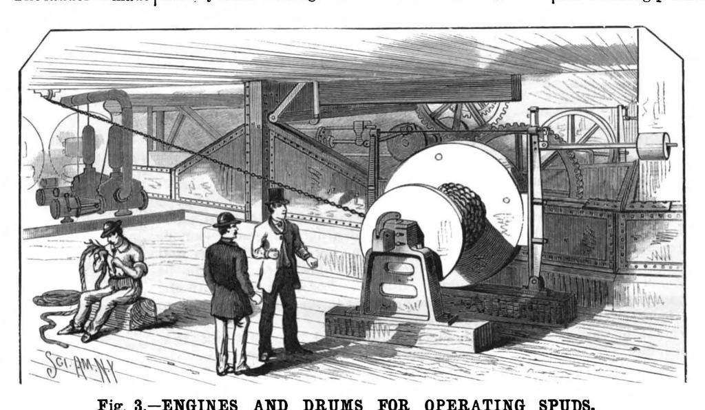 An illustration from Scientific American, Vol. 53, No. 7 (1885), 1885, leaf 7