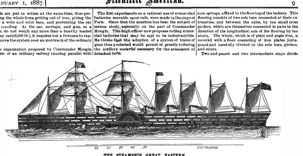 An illustration from Scientific American, Vol. 56, No. 1 (1887), 1887, leaf 9