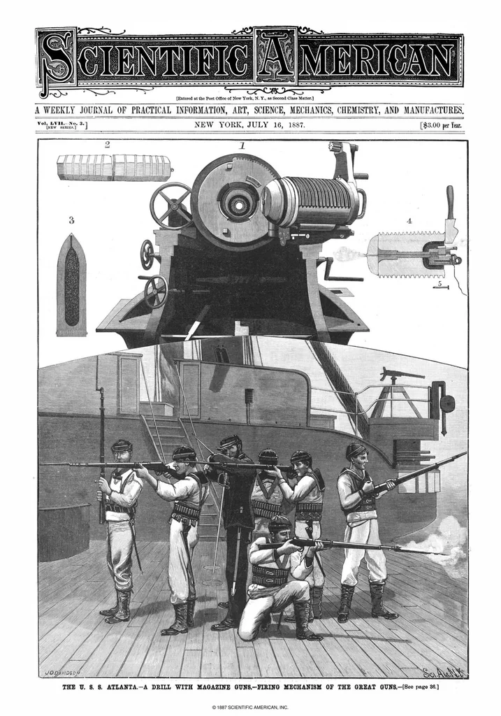 An illustration from Scientific American, Vol. 57, No. 3 (1887), 1887, leaf 0