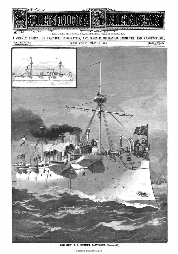 An illustration from Scientific American, Vol. 61, No. 3 (1889), 1889, leaf 0