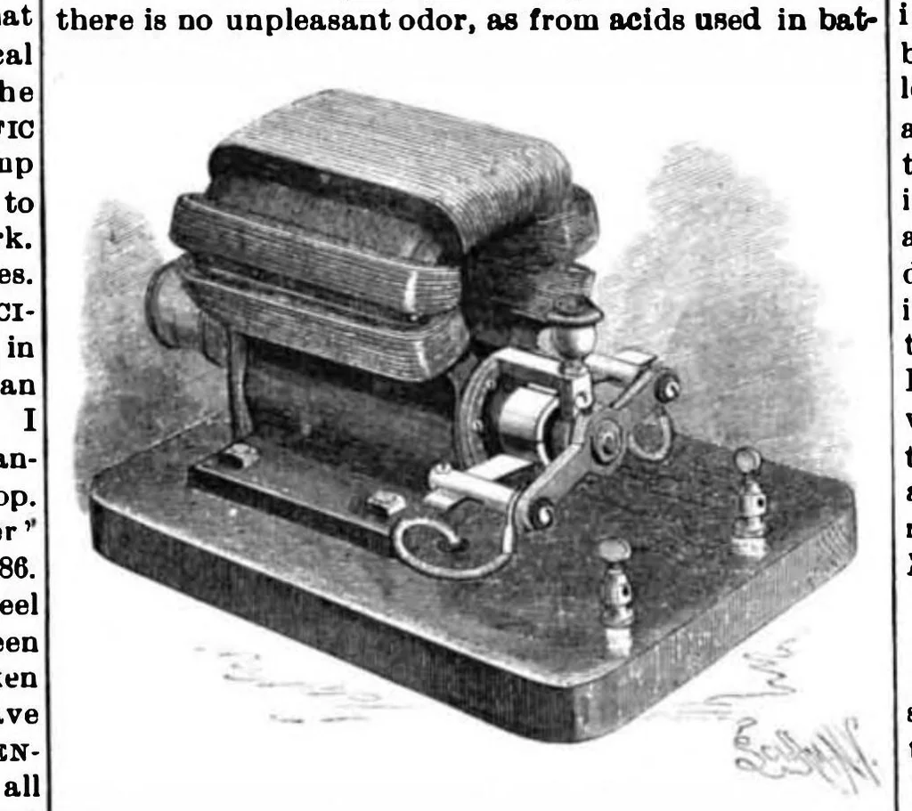 An illustration from Scientific American, Vol. 63, No. 6 (1890), 1890, leaf 10