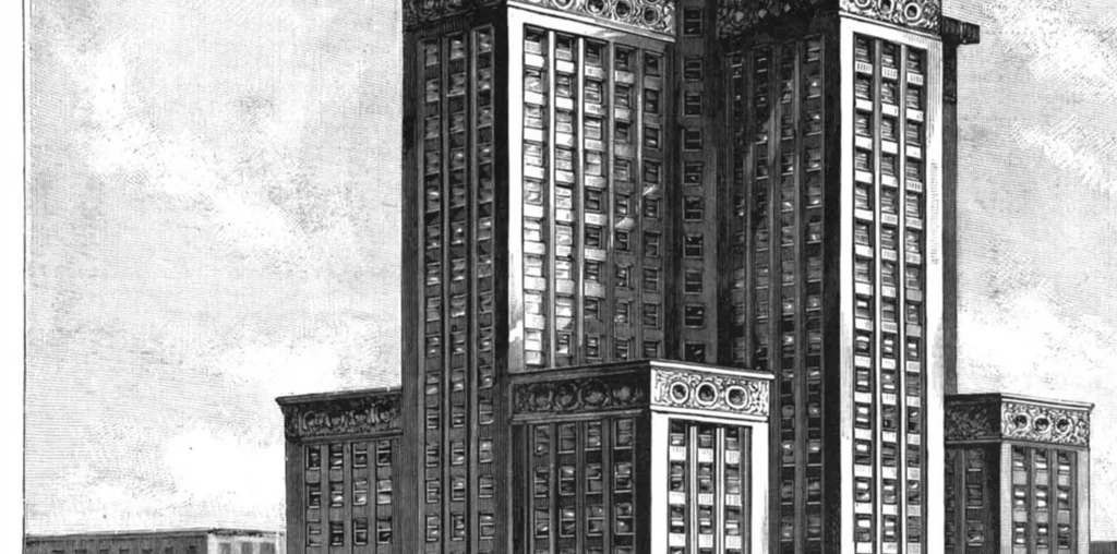 An illustration from Scientific American, Vol. 66, No. 8 (1892), 1892, leaf 7