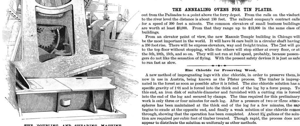 An illustration from Scientific American, Vol. 66, No. 22 (1892), 1892, leaf 8