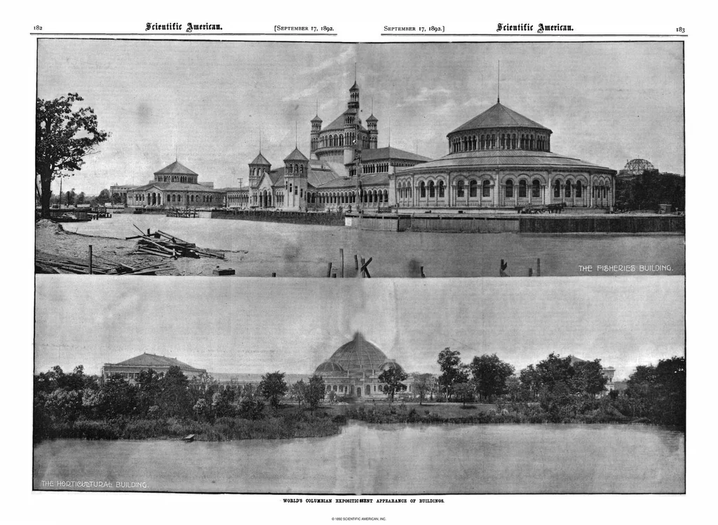 An illustration from Scientific American, Vol. 67, No. 12 (1892), 1892, leaf 7