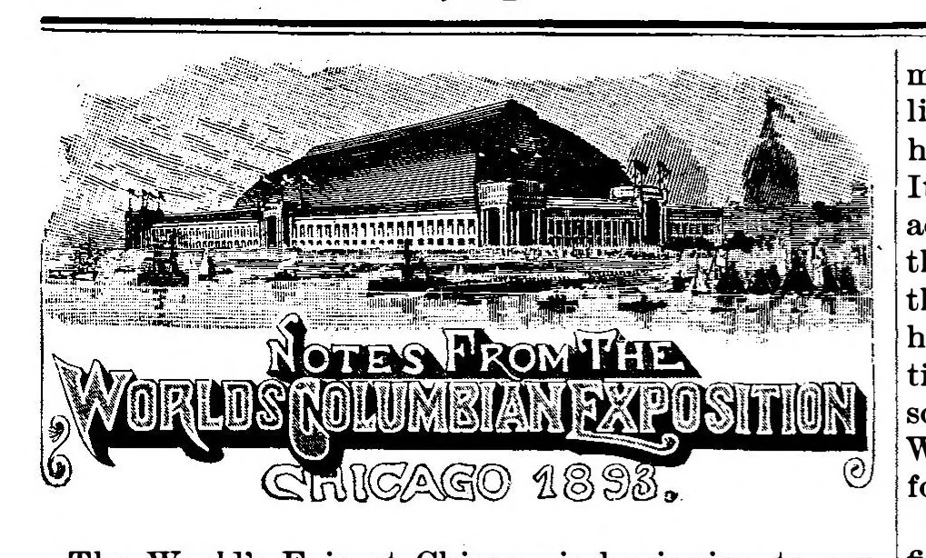An illustration from Scientific American, Vol. 69, No. 17 (1893), 1893, leaf 2