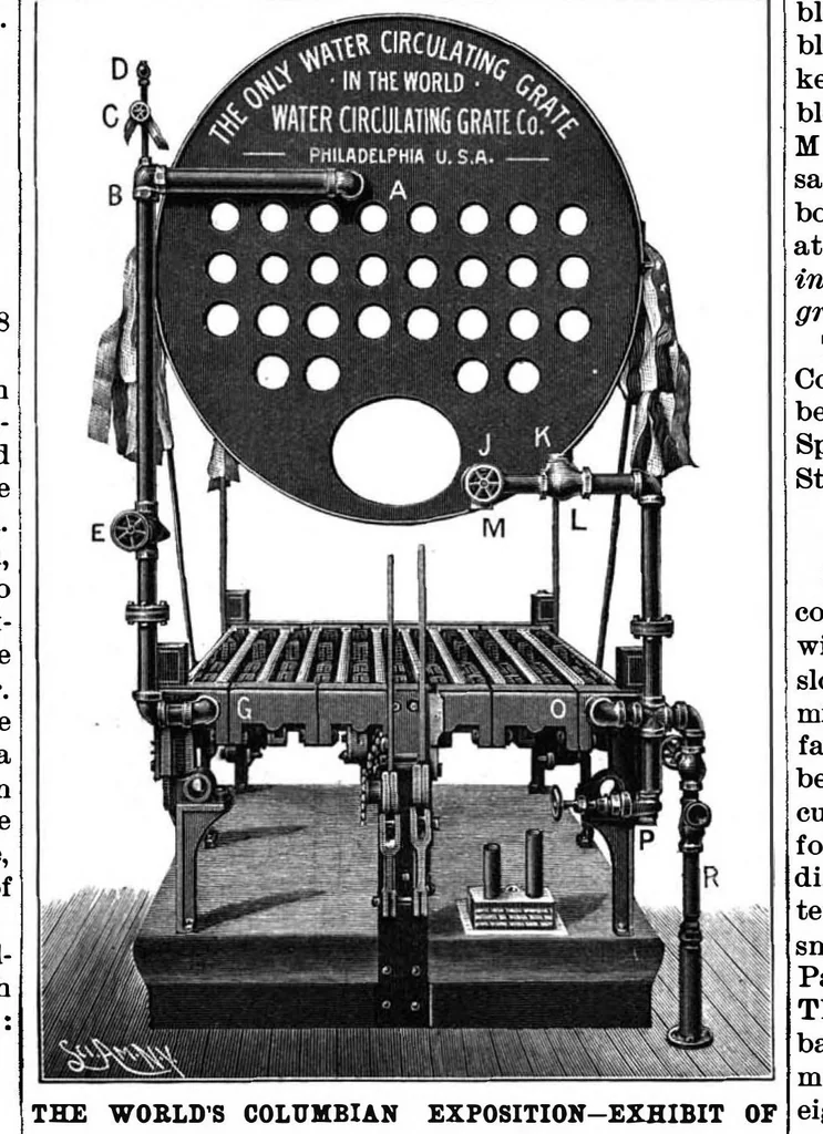 An illustration from Scientific American, Vol. 69, No. 17 (1893), 1893, leaf 4