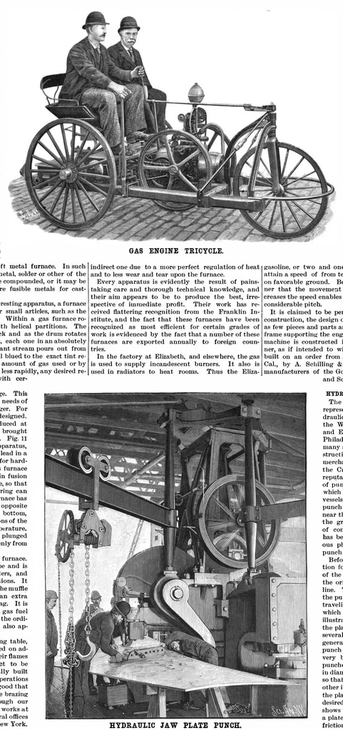 An illustration from Scientific American, Vol. 72, No. 2 (1895), 1895, leaf 8