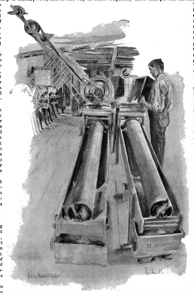 An illustration from Scientific American, Vol. 74, No. 8 (1896), 1896, leaf 4