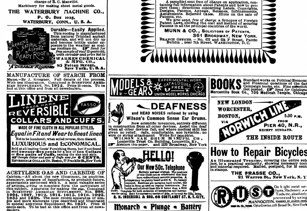 An illustration from Scientific American, Vol. 75, No. 12 (1896), 1896, leaf 14