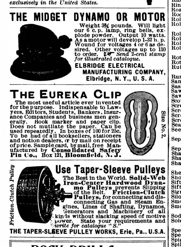 An illustration from Scientific American, Vol. 81, No. 2 (1899), 1899, leaf 13