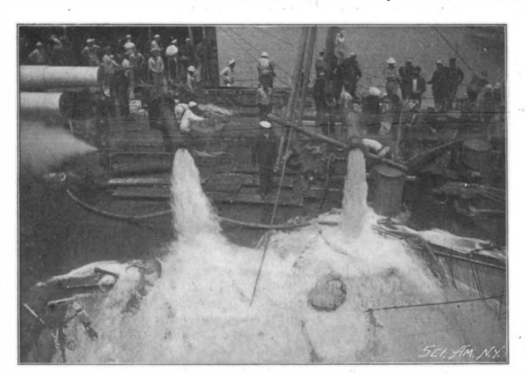 An illustration from Scientific American, Vol. 83, No. 9 (1900), 1900, leaf 7