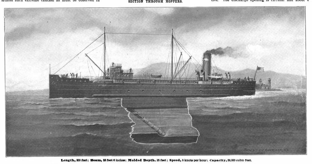 An illustration from Scientific American, Vol. 84, No. 2 (1901), 1901, leaf 8
