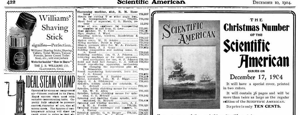 An illustration from Scientific American, Vol. 91, No. 24 (1904), 1904, leaf 17