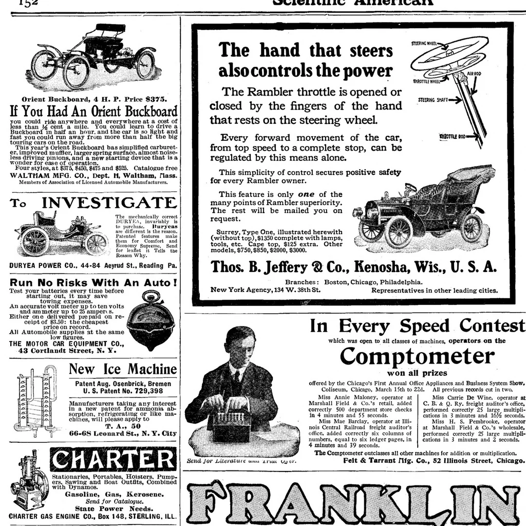 An illustration from Scientific American, Vol. 93, No. 8 (1905), 1905, leaf 19