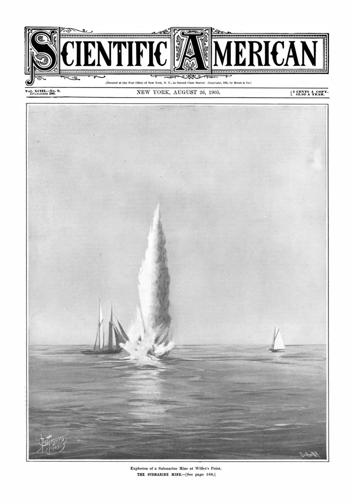 An illustration from Scientific American, Vol. 93, No. 9 (1905), 1905, leaf 0