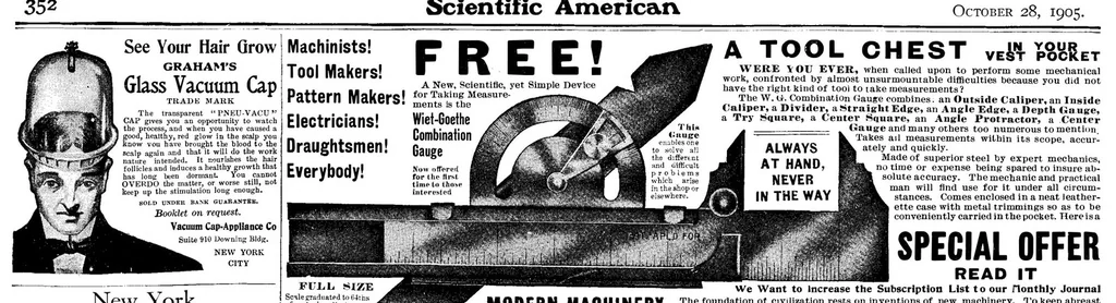 An illustration from Scientific American, Vol. 93, No. 18 (1905), 1905, leaf 19