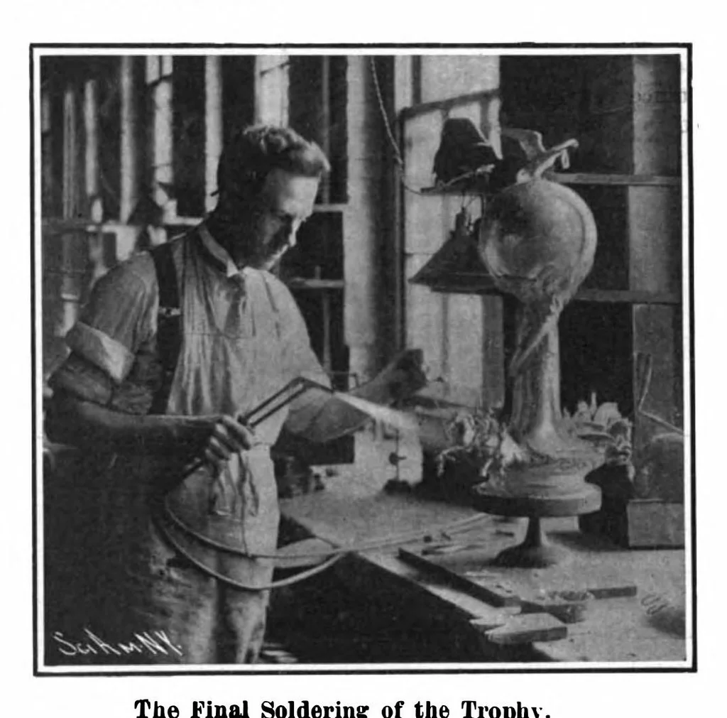 An illustration from Scientific American, Vol. 97, No. 16 (1907), 1907, leaf 8