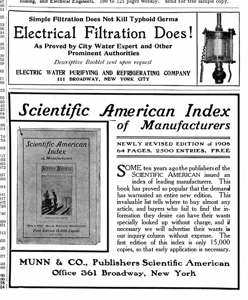 An illustration from Scientific American, Vol. 98, No. 20 (1908), 1908, leaf 15
