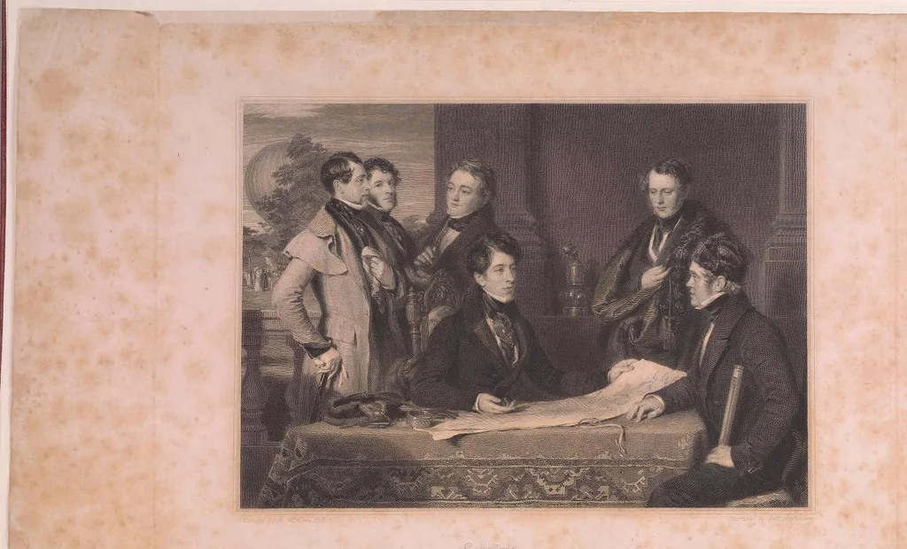 An illustration from Scrapbook of early aeronautica, 1783, leaf 6