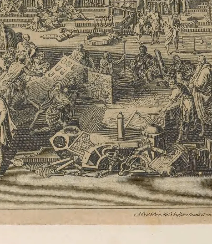 An illustration from Scrapbook of early aeronautica, 1783, leaf 86