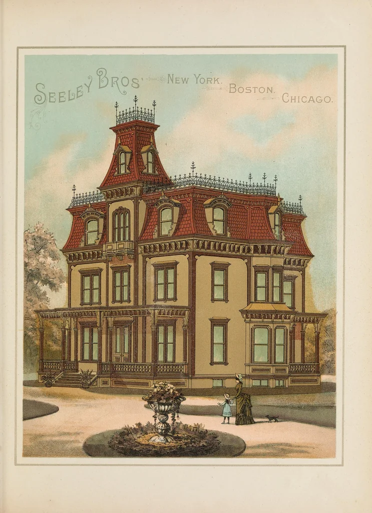 An illustration from Seeley Brothers : manufacturers of Averill paint, ready for use, 1886, leaf 63