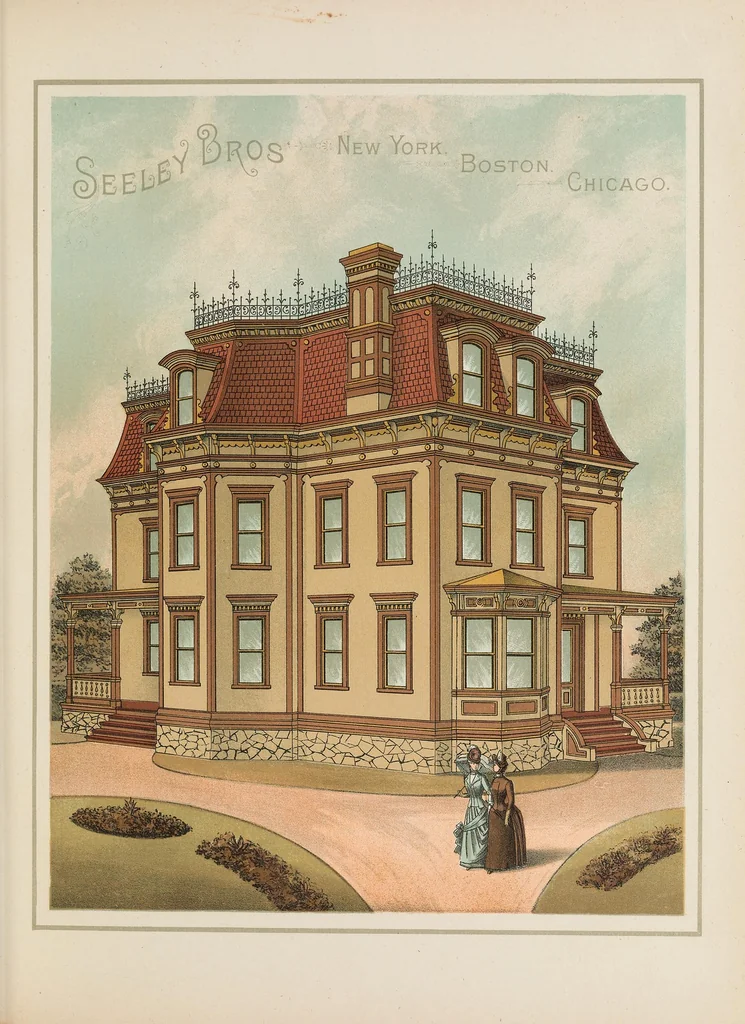 An illustration from Seeley Brothers : manufacturers of Averill paint, ready for use, 1886, leaf 83