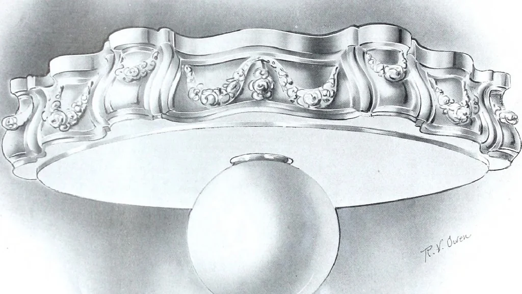 An illustration from Semi-indirect lighting with a new unit practical for any purpose : that is more efficient than any other lighting unit on the market, 1920, leaf 18