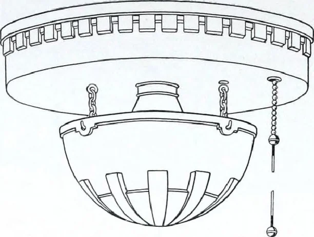 An illustration from Semi-indirect lighting with a new unit practical for any purpose : that is more efficient than any other lighting unit on the market, 1920, leaf 24