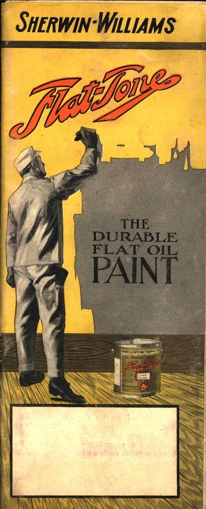 An illustration from Sherwin-Williams flat-tone: the durable flat oil paint., 1910, leaf 0