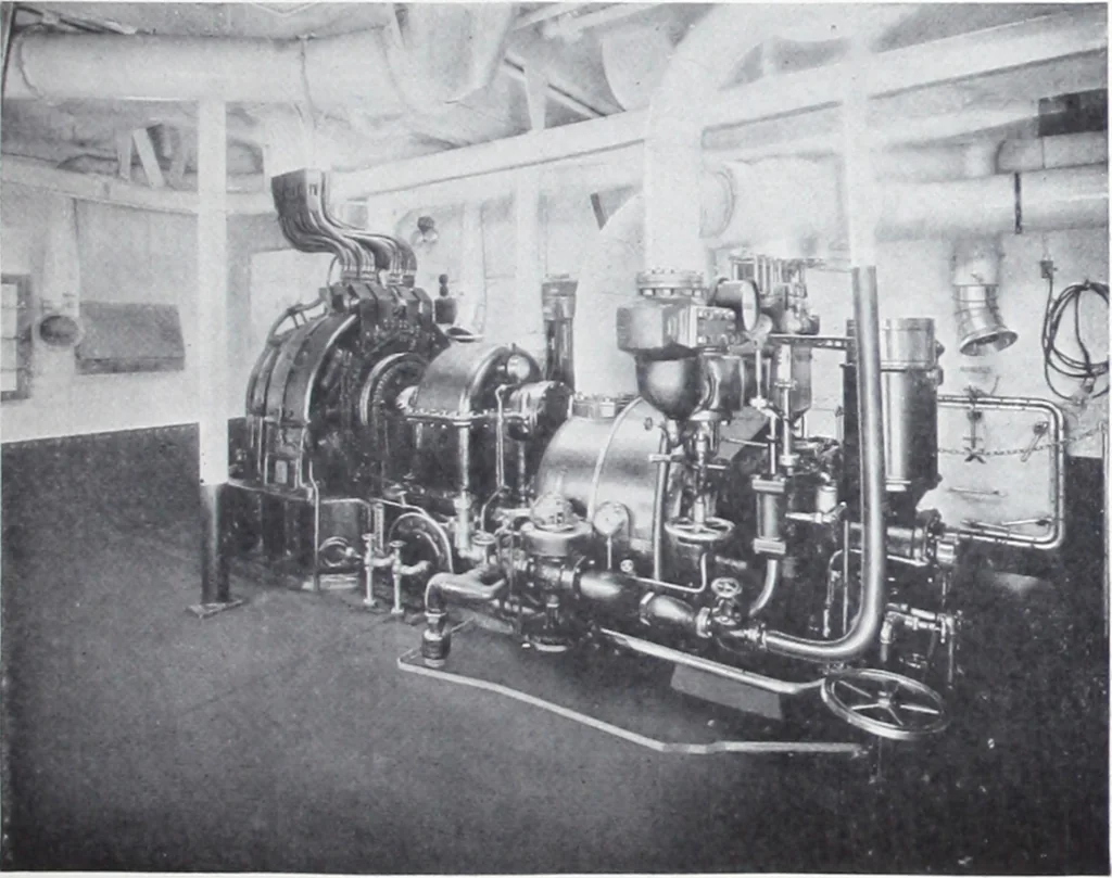 An illustration from Ship lighting / information compiled by R.W. Peden., 1921, leaf 16