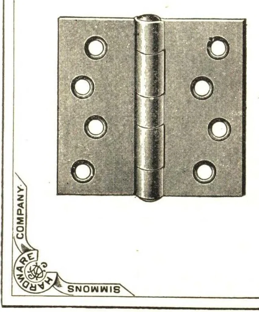 An illustration from Builder's hardware : fine locks, artistic designs, in door and window trimmings., 1903, leaf 308
