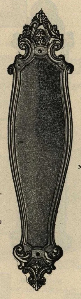 An illustration from Builder's hardware: fine locks, artistic designs in door and window trimmings., 1903, leaf 138