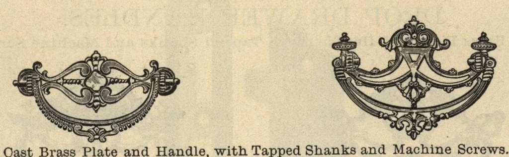 An illustration from Builder's hardware: fine locks, artistic designs in door and window trimmings., 1903, leaf 388