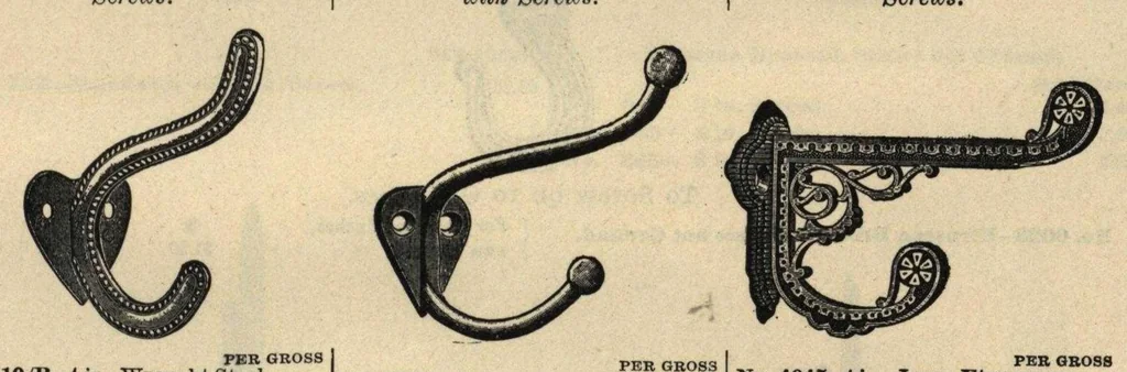 An illustration from Builder's hardware: fine locks, artistic designs in door and window trimmings., 1903, leaf 406