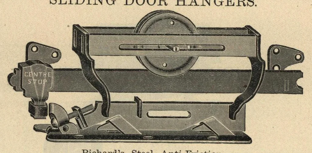 An illustration from Builder's hardware: fine locks, artistic designs in door and window trimmings., 1903, leaf 427