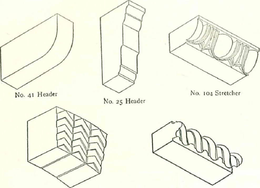 An illustration from Sketch book of the Philadelphia & Boston face brick co., 1904, leaf 11