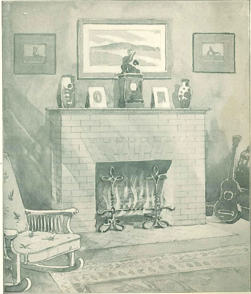 An illustration from Sketch book of the Philadelphia & Boston face brick co., 1904, leaf 110