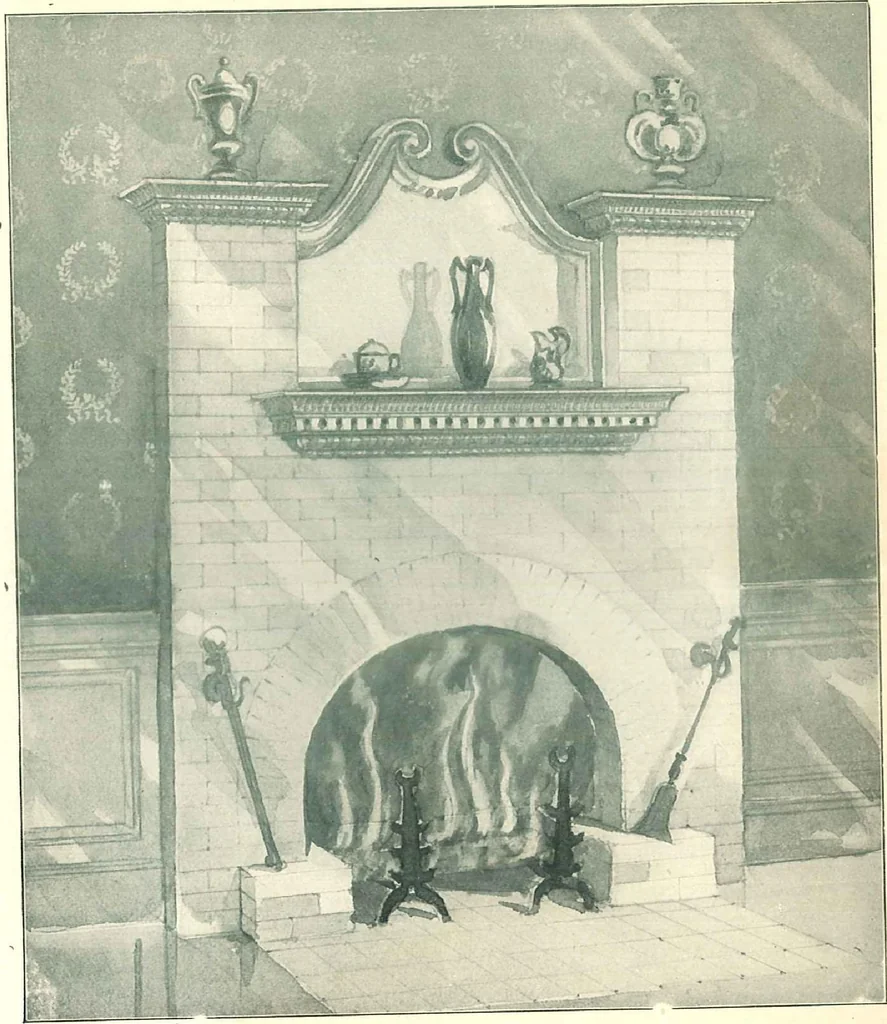 An illustration from Sketch book of the Philadelphia & Boston face brick co., 1904, leaf 116